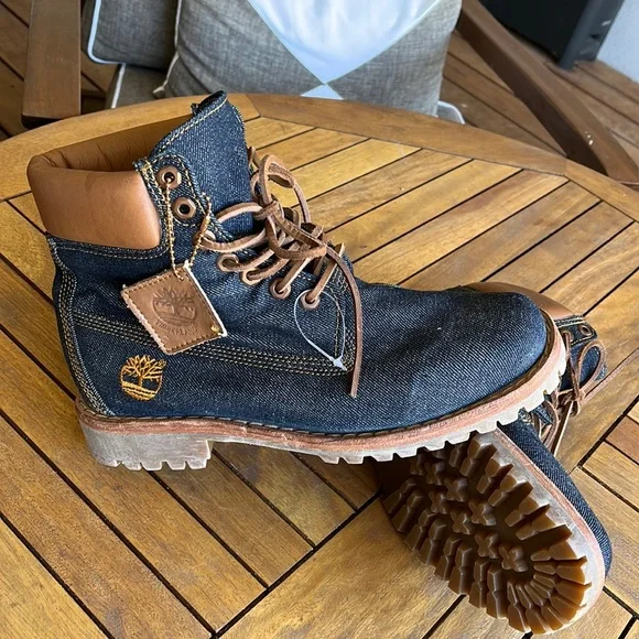Timberland Classic Denim Premium Boots - Picture 4 of 14